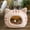 pink S, variant on Cute Cat Sleeping Bed Semi Closed Small Dog Bed Bottom Hut Warm Puppy Kennel Basket Kitten House for Kitty Small Medium Large Dogs pink S