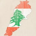 thumbnail image 2 of CafePress - Lebanon Flag And Map Tote Bag - Unisex Canvas Tote Bag, Beige, 1-Piece, 2 of 6