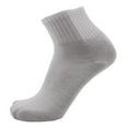 thumbnail image 2 of 48 Pairs of Mens Thin Quarter Ankle Socks, Casual Sports Comfortable Bulk Pack (Gray), 2 of 2