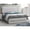 Ivory, variant on Easy - Clean Wood Queen Panel Bed / Enhances Bedroom Décor