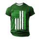 thumbnail image 1 of Camisetas Casuales de Cuello Redondo Impreso Suéter Camiseta de Manga Corta para el Gimnasio, Top de Poliéster Transpirable para Deportes Y Uso Diario, 1 of 4