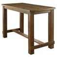 thumbnail image 1 of Pemberly Row Rustic Wood Rectangle Pub Table in Natural, 1 of 1