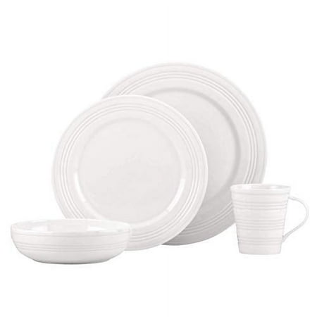 UPC 091709521804 product image for Lenox Tin Can Alley Four Degree 4-Piece White Porcelain Place Setting (Service f | upcitemdb.com