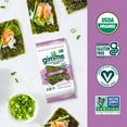 thumbnail image 5 of gimMe Organic Roasted Seaweed Sheets - Teriyaki - 12 Count Sharing Packs - Keto, Vegan, Gluten Free -Great Source of Iodine and Omega 3s - Healthy On-The-Go Snack for Kids & Adults, 5 of 9
