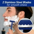 thumbnail image 3 of MED PRIDE Disposable Razors 10-Pack – Twin Blade Shaving Razors with Easy Grip Handle for Men & Women, Smooth Double Edge Razor Blades, 3 of 6