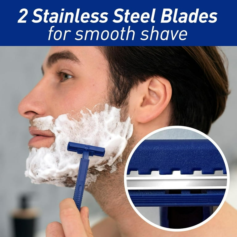 MedPride, Disposable Razors, 10-Pack, Twin Blade, Reusable, Unisex