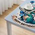 thumbnail image 4 of HAOXIT Tablecloth, Little Event with Colorful Balloons Theme, Rectangular Table Cover for Dining Room Kitchen Decor White, 4 of 7