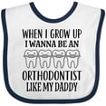 thumbnail image 3 of Inktastic Future Orthodontist Baby Boys or Girls Baby Bib, 3 of 4