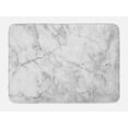 thumbnail image 1 of Marble Bath Mat, Fractured Lines Stained Grunge Surface Effects Ceramic Style Background Artful Motif, Non-Slip Plush Mat Bathroom Kitchen Laundry Room Decor, 29.5 X 17.5 Inches, Grey Dust, Ambesonne, 1 of 2