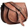 thumbnail image 1 of Bolso bandolera Rustic Town de piel vintage de 33 cm, 1 of 6