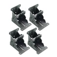 thumbnail image 4 of NIYANGLE 4Pcs Black Self-Locking Support Frame Folding Hinge Brackets for Home Furniture Legs with Spring Lock, 4 of 8