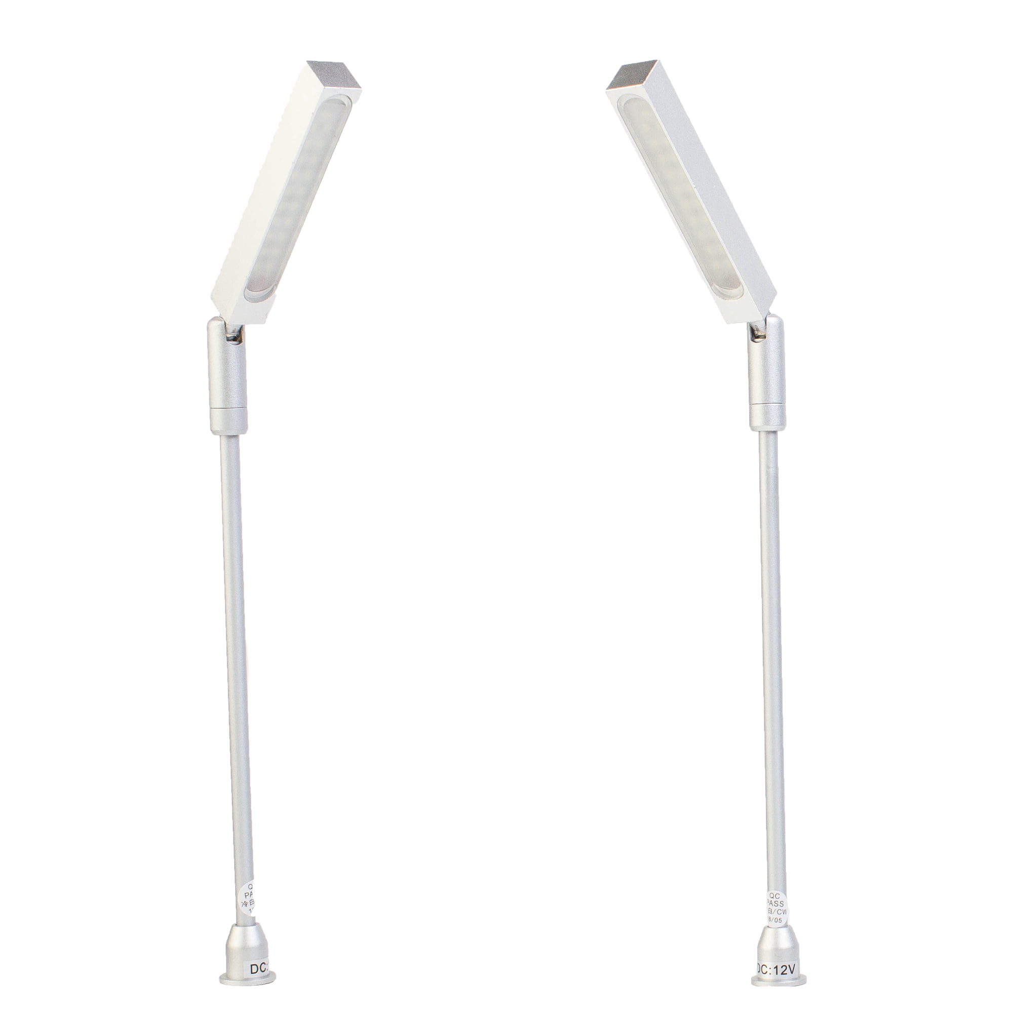 LEDupdates Jewelry Showcase LED Pole Stem Light Model FY-60 Silver 6000K …