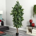 thumbnail image 3 of Nearly Natural 6.5' Mango Artificial Tree, 3 of 3