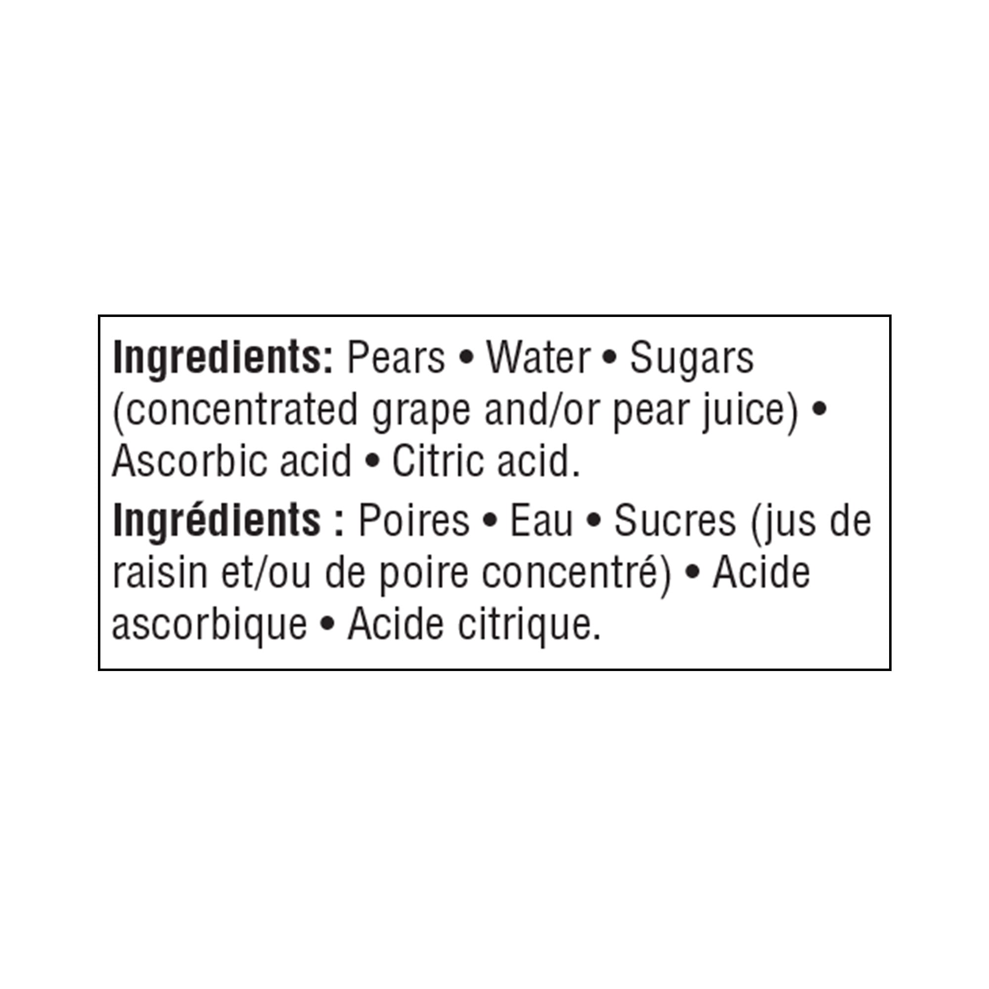 Great Value Pear Halves in Fruit Juice from Concentrate, 398 mL