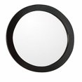 thumbnail image 1 of Miroir à Cadre Rond en Bois de Noyer, 1 of 1