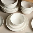 thumbnail image 4 of Stone Lain Virtuo 4-Piece Salad Plate Set Porcelain, White, 4 of 5