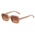 thumbnail image 2 of Lunettes à Moins de 10 $ Beige Femmes Hommes Unisexe Mode Rétro Street Shot Lunettes Monture PC Lunettes de Soleil, 2 of 4
