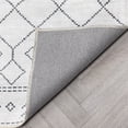 thumbnail image 2 of Well Woven Anastasia Moroccan Ivory & Grey 3' x 7'3" Runner Rug, 2 of 8
