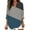 Blue, variant on WZXFASHION Womens Cotton Linen Tunic Tops For Women Spring Summer V Neck Roll Up 3/4 Sleeve T Shirts Plain Graphic Tees Up To 50% Off Women's Long sleeve T-shirt