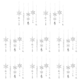 thumbnail image 1 of 10 Uds. Hielo Copo Nieve Cristal Acrílico Suministros Fiesta Transparentes, 1 of 2