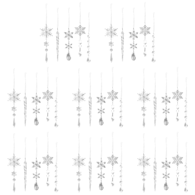 10 Uds. Hielo Copo Nieve Cristal Acrílico Suministros Fiesta Transparentes
