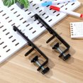 thumbnail image 4 of LITINKIMI 2Pcs Pegboard Table Mount Brackets Black Durable Support for Stable Desk Display, 4 of 8
