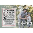 thumbnail image 3 of Baseball Gifts Blanket for Boys, to My Son Gifts from Mom Dad Flannel Blankets, Throw for Teen Sports Fans Kids Adults 60" x 50", 3 of 6
