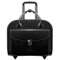 thumbnail image 2 of GRANVILLE | 15” Leather Wheeled Laptop Briefcase, 2 of 5