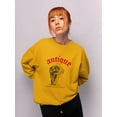 thumbnail image 2 of David Halftone Antique Sweatshirt Women -Image by Shutterstock, Female Medium, 2 of 4