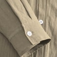 thumbnail image 7 of Timegard Shirts for Men Fall Long Sleeve Button down Shirts Fitting Lightweight Work Casual Tops with Pockets, 7 of 7