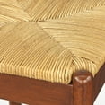 thumbnail image 3 of TMS Indoor Ladder Back Dining Chair with Rush Seat, Set of 2, Walnut, 3 of 4