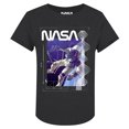 thumbnail image 1 of NASA - Camiseta Onda de Cuadrícula para Mujer (Carbón Oscuro), 1 of 3