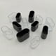 thumbnail image 4 of 16 Pieces Chair Leg Cap Chair Leg Protector Floor Protector Caps 40 x 20mm Black, 4 of 4