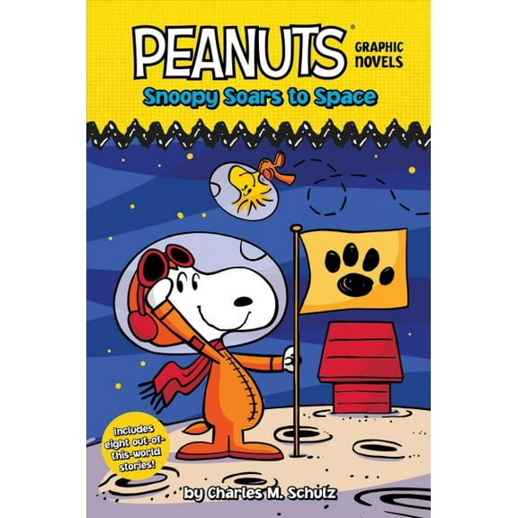 Pre-Owned Snoopy Soars to Space: Peanuts Graphic Novels Paperback