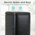 thumbnail image 5 of CL.HPAHKL Small Bathroom Trash Can with Soft Close Lid, 1.3 Gallon Stainless Steel Garbage Can with Removable Inner Bucket, Foot Pedal, Mini Trash Bin for Toilet, Home Office (Black), 5 of 7