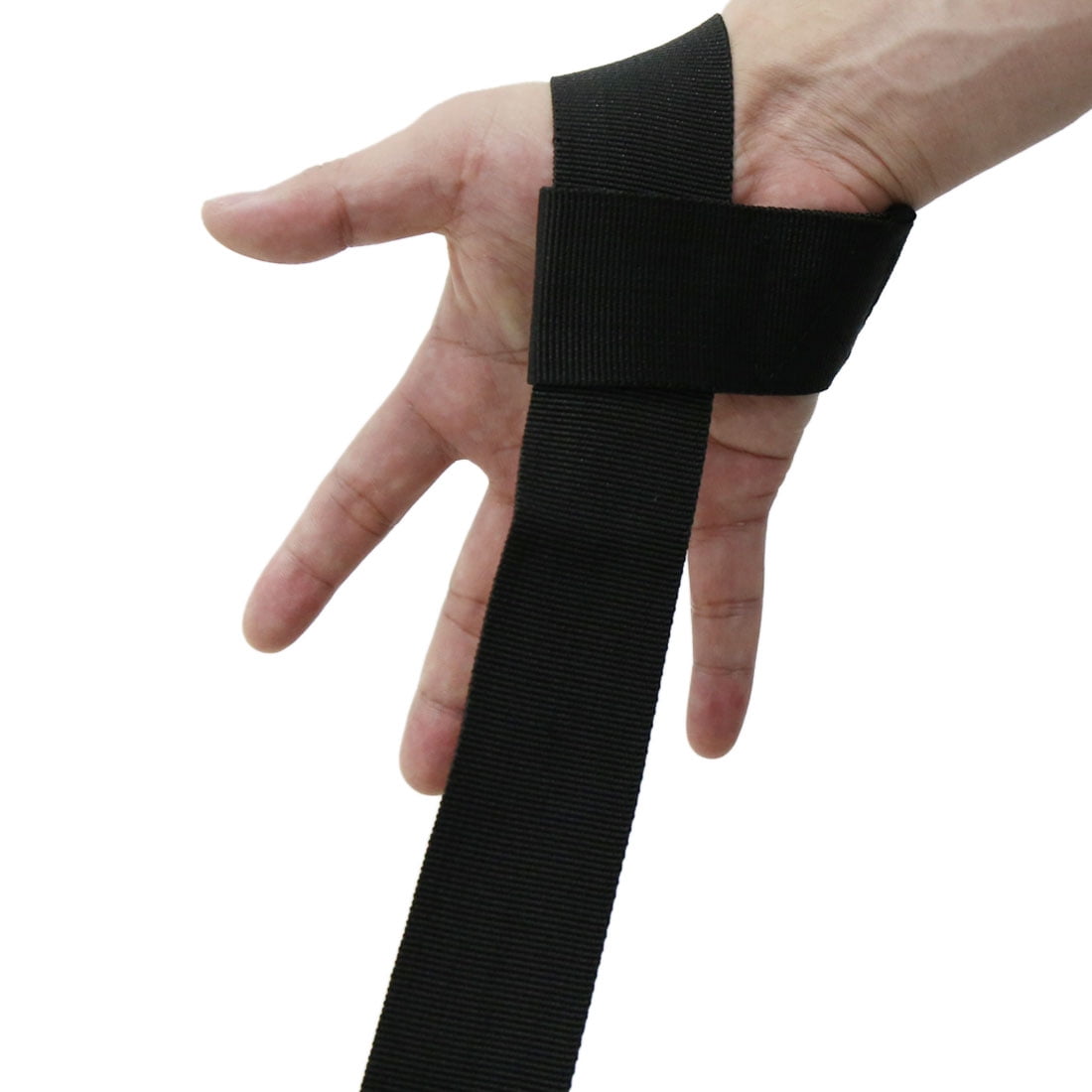 BUKA Gym Weight Lifting Straps Power Training Grip Workout Wrist Wraps Gloves 