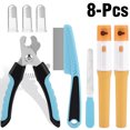thumbnail image 1 of Kit de Toilettage pour Chien 8 Pcs, Tondeuse à Ongles Portable Multi-Usage, 1 of 10