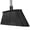 All-black, variant on Heavy Duty Broom, 55 Inch Long Handle Outdoor Large Angle Brooms, Commercial Broom for Sweeping Indoor, for Home Garage Kitchen Office Courtyard Lobby Patio Lawn Concrete(Grey&White)