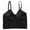 Black, variant on Women's Spaghetti Strap V-neck Slings Vest Bralette Cami Crop Top