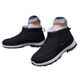 thumbnail image 3 of Rotm Womens Snow Boots Mens Winter Trekking Snow Boots Water Resistant Shoes Anti-Slip Fully Fur Lined Casual Lightweight Hiking Boot Black,7.5, 3 of 7