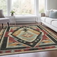 thumbnail image 5 of Dalyn Rugs Machine Washable Indoor/Outdoor Chantille Red 8' x 10' Rug, 5 of 9