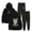 black, variant on Ashe Running Out Of Time Logo Merch Hoodies Jogger Pants Unisex Fashion Casual Streetwear Set