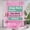 Clear Hot Pink, variant on Shower Curtain Liner, 72x72 Clear Shower Curtain Liner, Waterproof Plastic Shower Liner, Cute Lightweight PEVA Shower Curtain for Bathroom with 3 Magnets and 12 Rustproof Metal Grommets