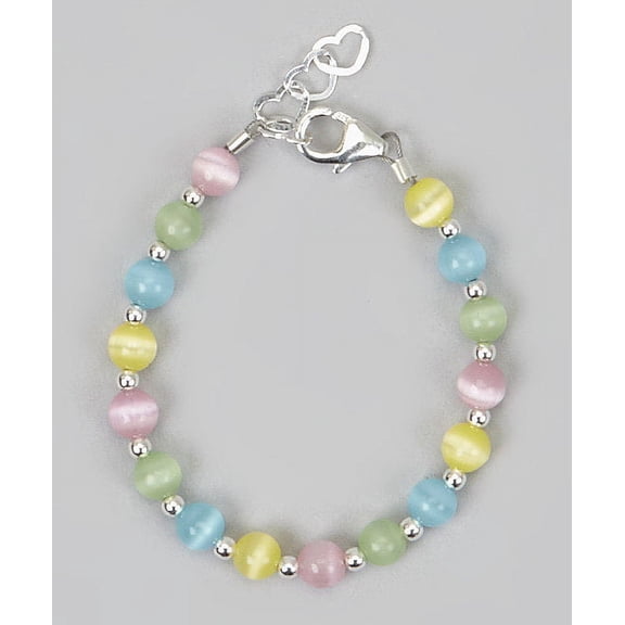 Multi Color Cats Eye Beads Bracelet