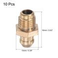 thumbnail image 2 of Unique Bargains Brass Straight Hydraulic Grease Fitting Accessories G1/16 Thread 10 Pack, 2 of 5