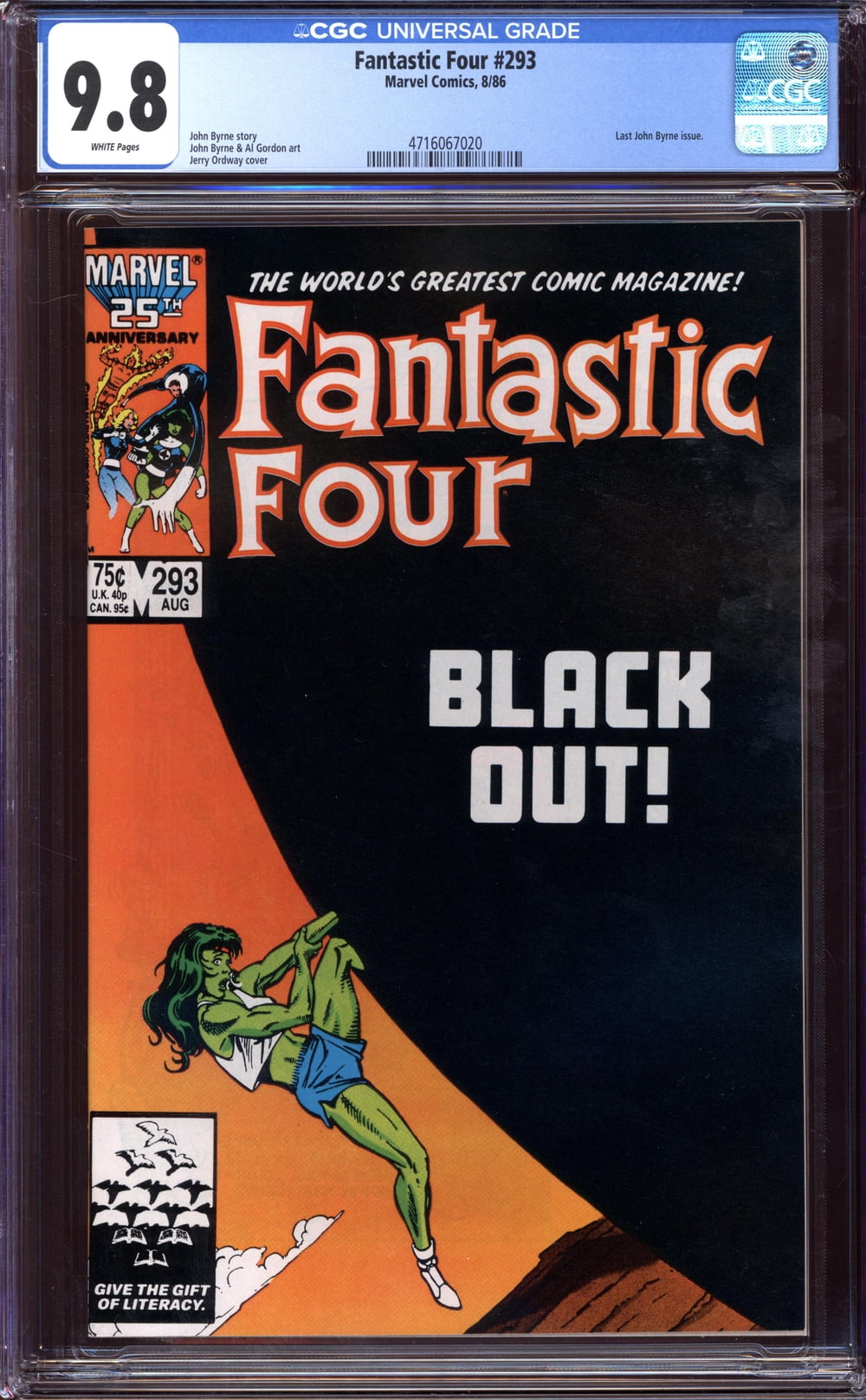 Cover of Fantastic Four #293