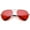 Silver / Red, variant on Classic Metal Frame Colored Teardrop Lens Aviator Sunglasses 57mm (Silver / Red)