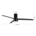 thumbnail image 2 of SAFAVIEH Ceiling Light Fan Dylas Led Lt 52" Ceiling Fan Black, 2 of 7