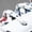 White And Yellow, variant on Sneakers, Men's Fashionable Trendy High-top Platform Shoes with Anti-slip Soles, Featuring Random Graffiti and Contrasting Color Letter Patches. Comfortable and Versatile for Daily Outdoor