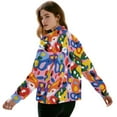 thumbnail image 3 of DISNIMO Abstract Art Printed Jackets for Women Zip Up Sweatshirts Long Sleeve Outwear Fall Winter Sweatshirts, 3XL, 3 of 7